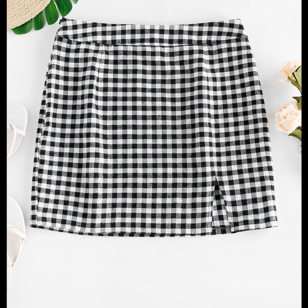 Zaful plaid mini skirt